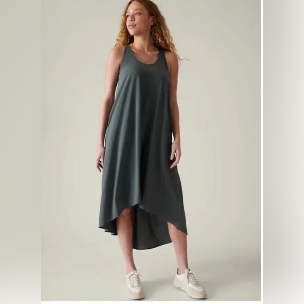 Athleta Presidio Dress, moss green